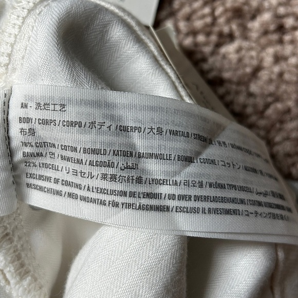 Abercrombie & Fitch Metallic Silver Denim High Rise Midi Skirt NWT Size 27/4 - Picture 10 of 14